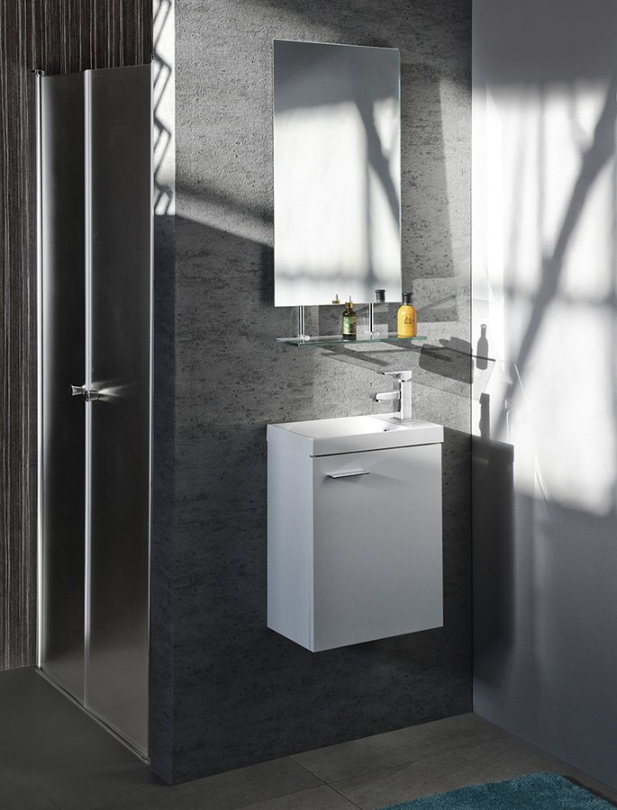 Sapho Wega spiegel rechthoekig met planchet 70x80cm chroom