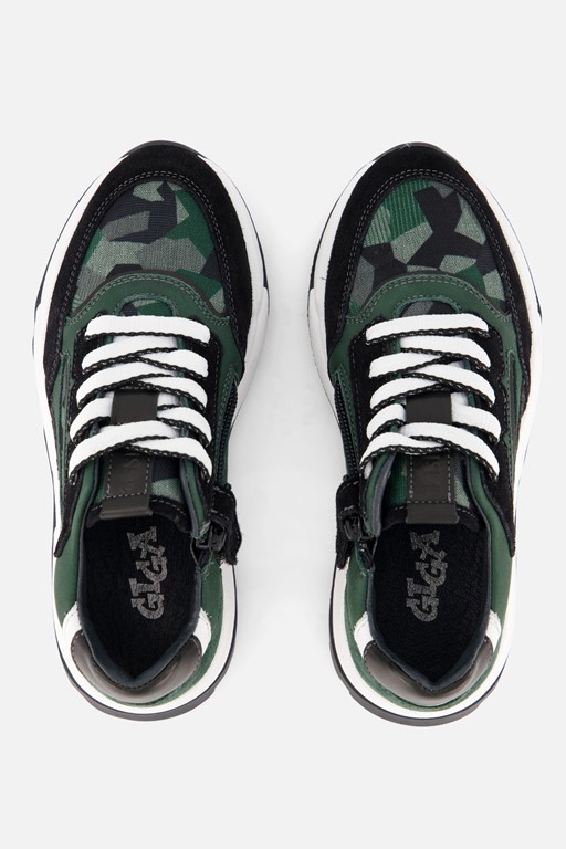 Giga Sneakers zwart Leer