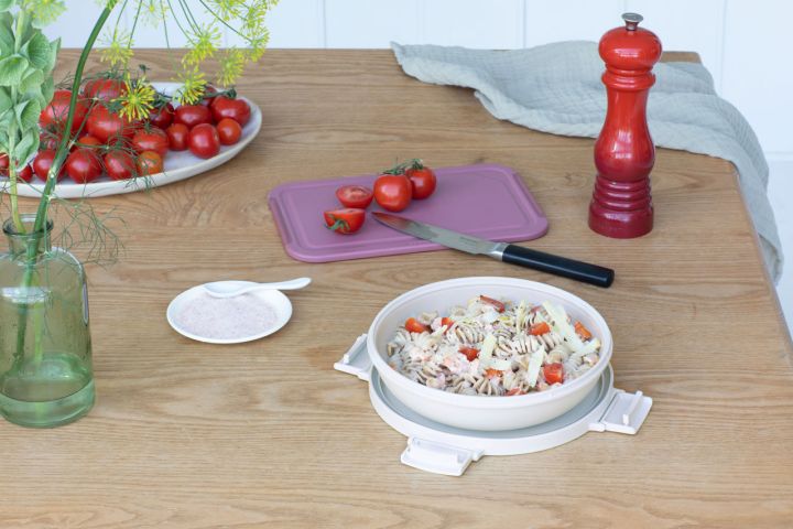 Make & Take Lunchkom 1 liter, kunststof - Light Grey