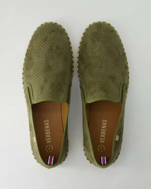 Verbenas TOM Hole Micro Slipper in Grün