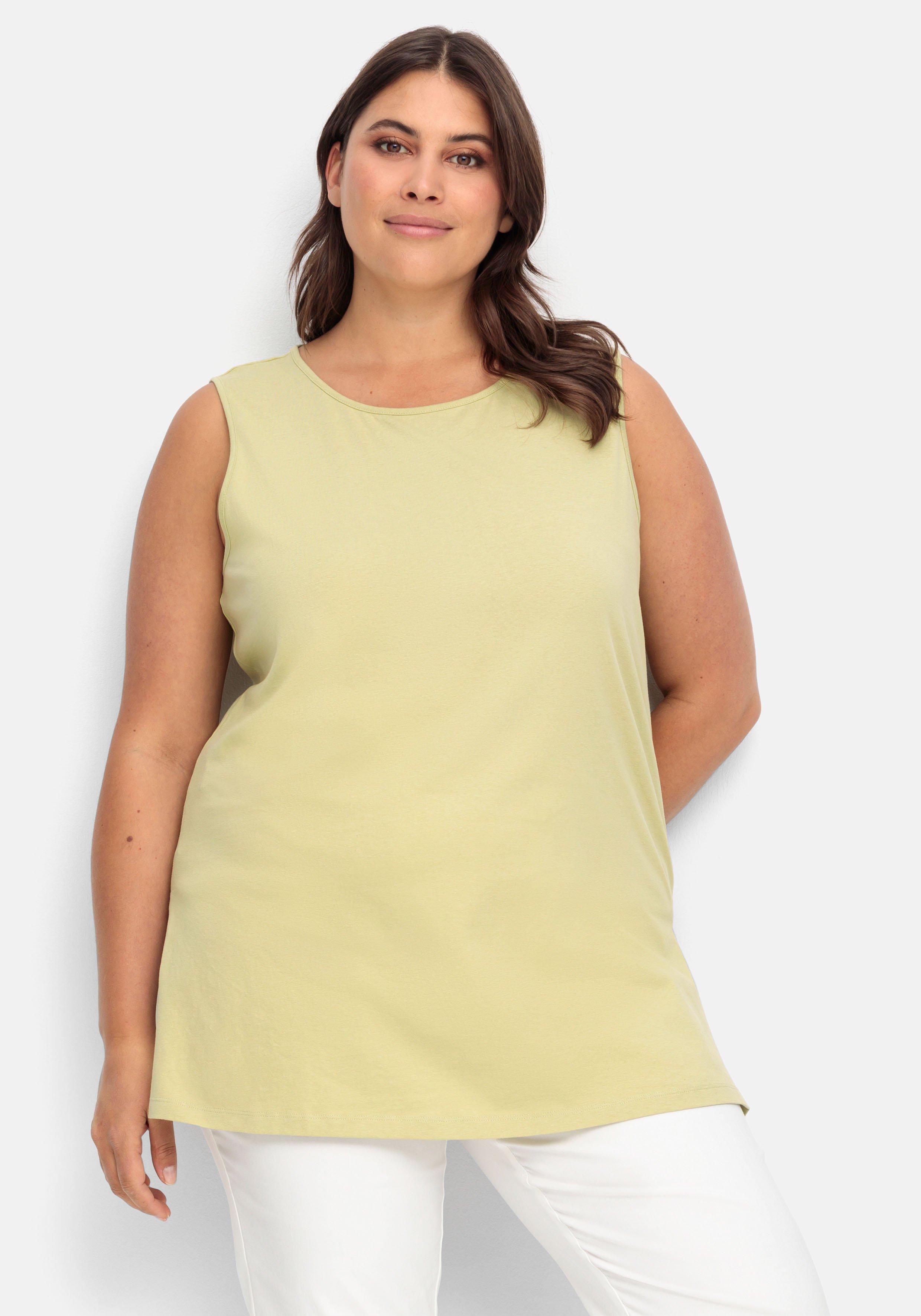 Longtop mit extralangen Seitenschlitzen