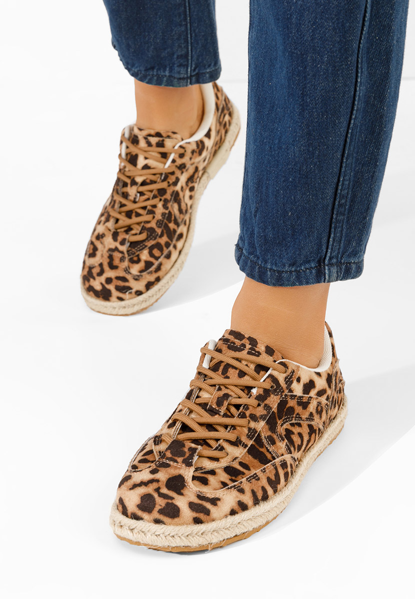 Baskets pour femme leopard Georgya
