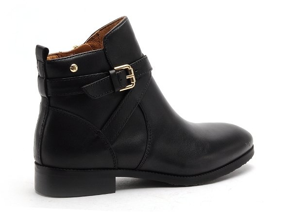 Pikolinos boots bottine plates femme royal w4d8614 noir
