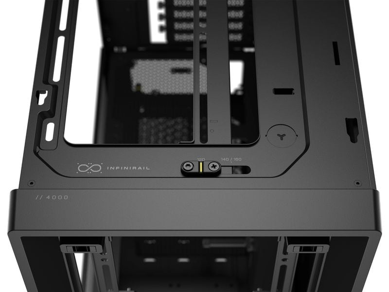 Corsair PC-Gehäuse Frame 4000D Schwarz Midi Tower-Gehäuse mit Seitenfenster