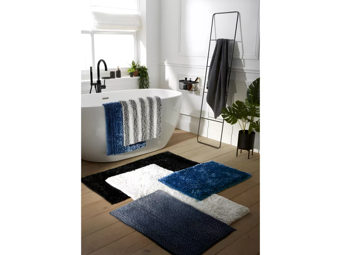 Tapis de bain déco en polyester 50x80cm
