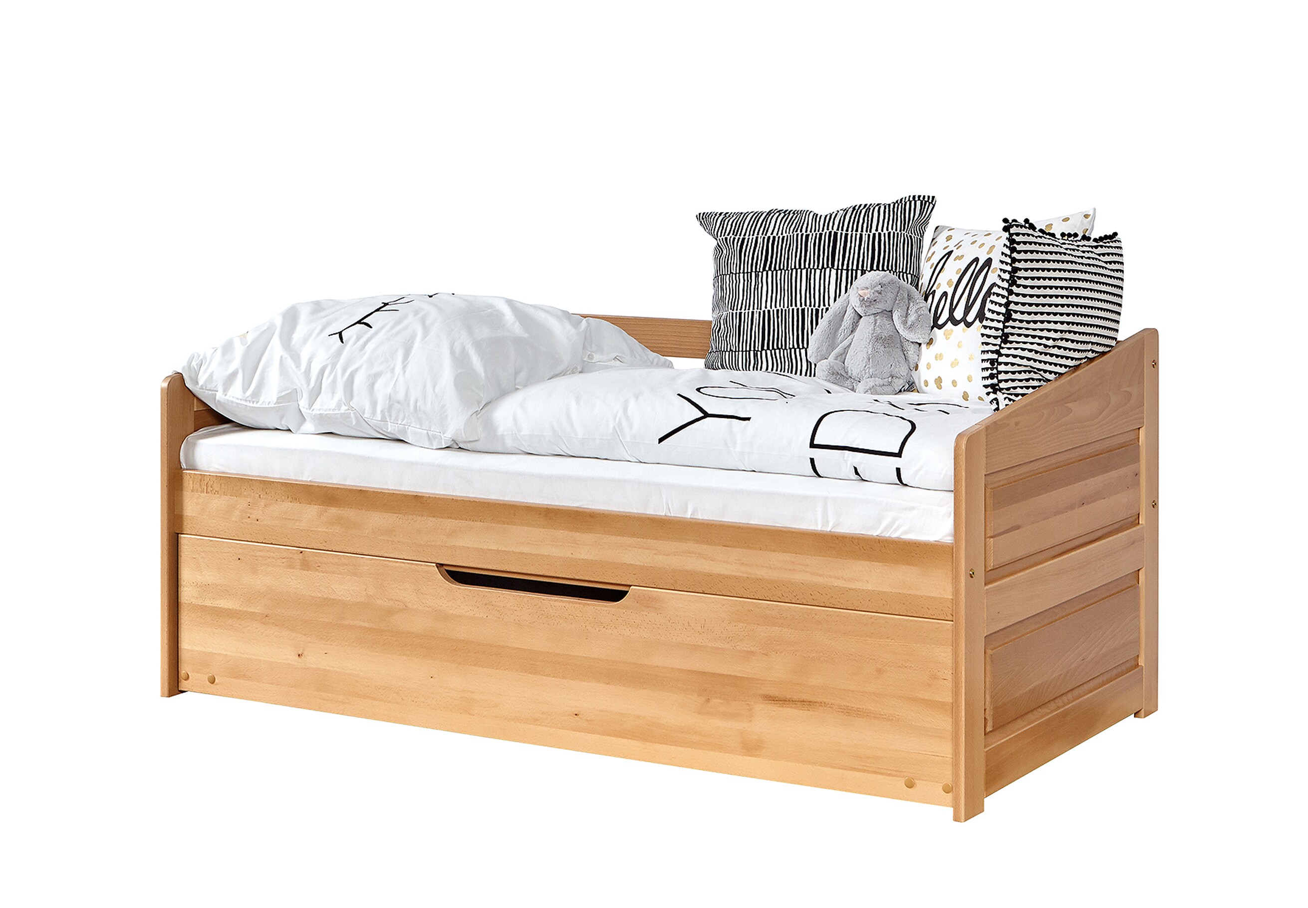 TiCAA Sofabett MINI Micki 80x160 Buche Natur