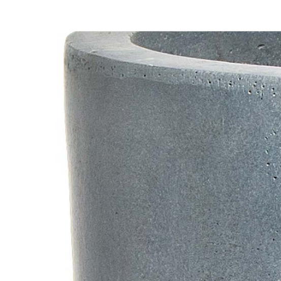 Pot œuf, gris anthracite Ø 51 x H. 50 cm