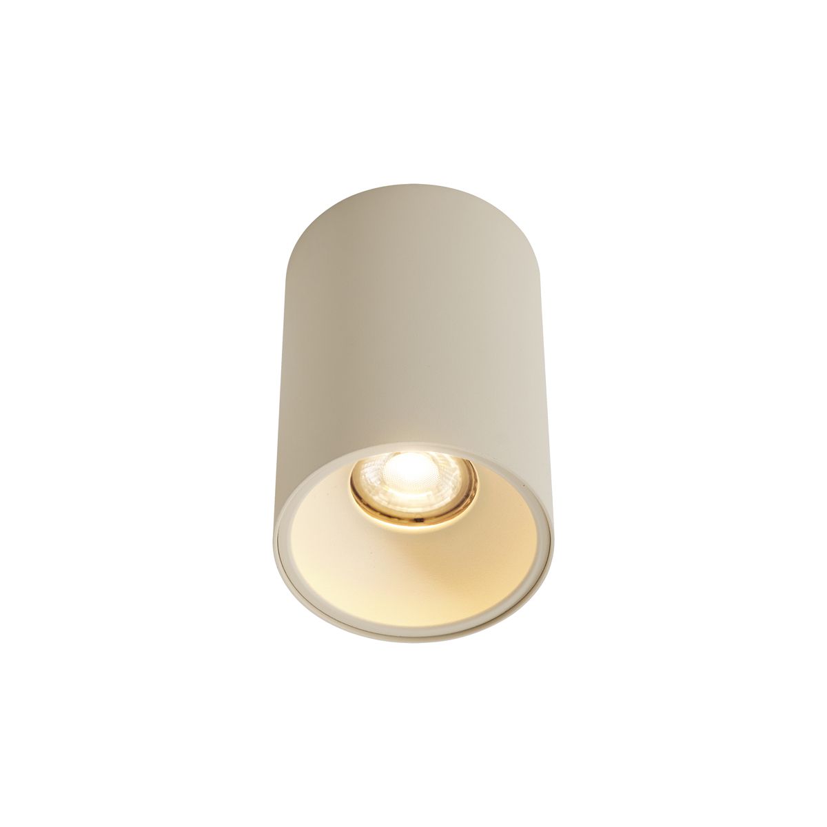 Moderne opbouwspot beige GU10 50mm rond - Deep