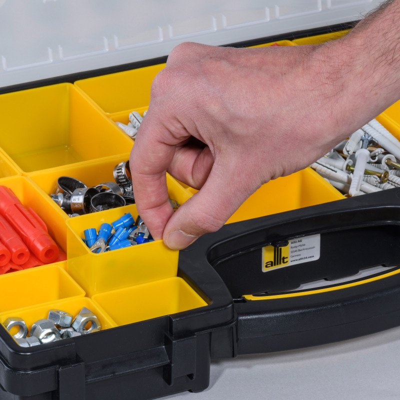 Organiseur de rangement 20 compartiments EuroPlus Flex 42.65/20 Allit H 6 x L 42 x P 33 cm