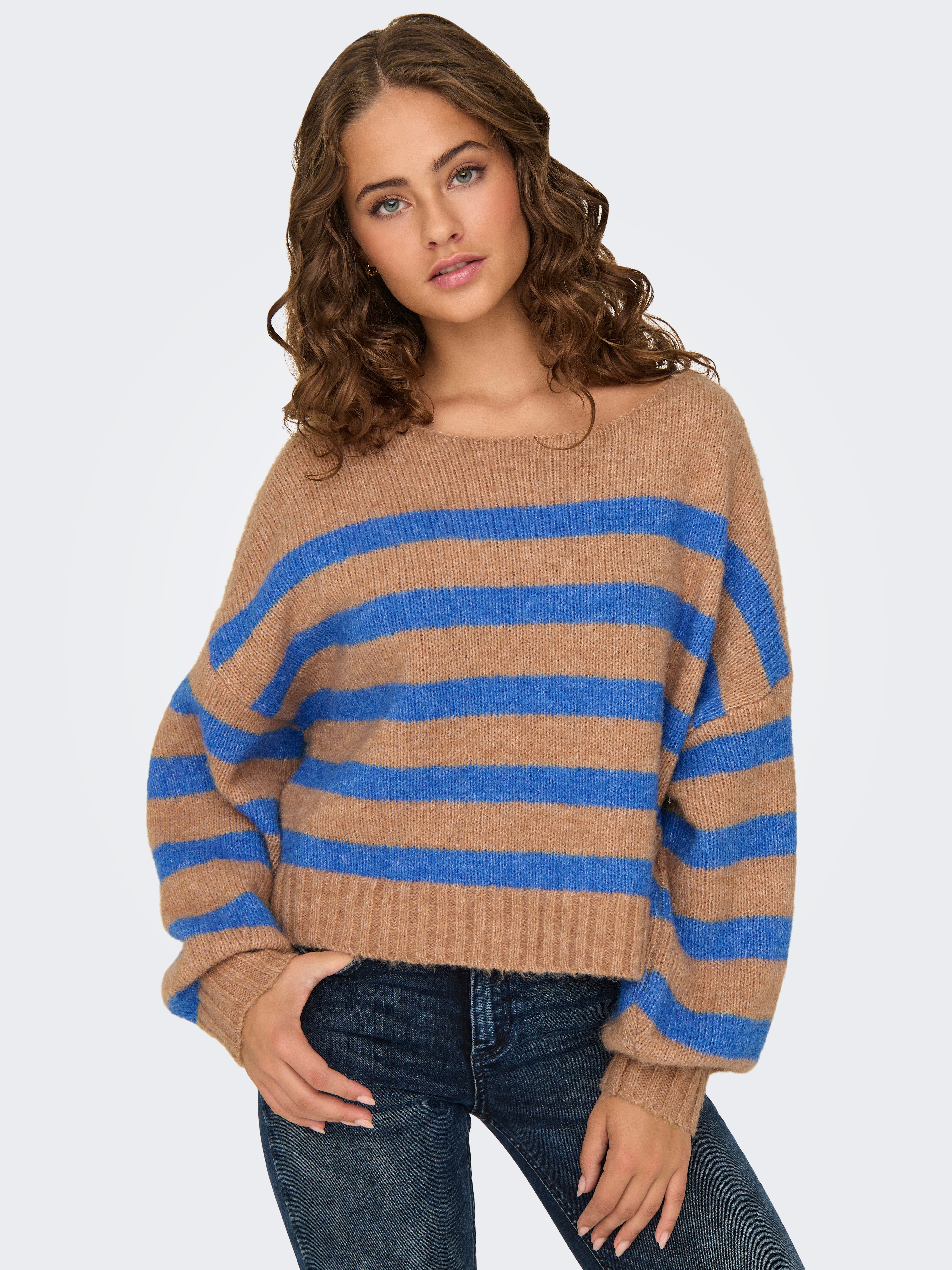 ONLAYA Strickpullover Macchiato