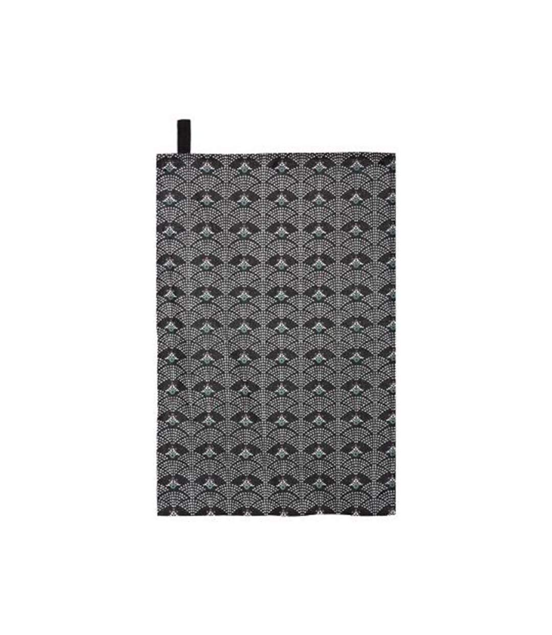 Lot de 3 Torchons Déco House 45x70cm Gris