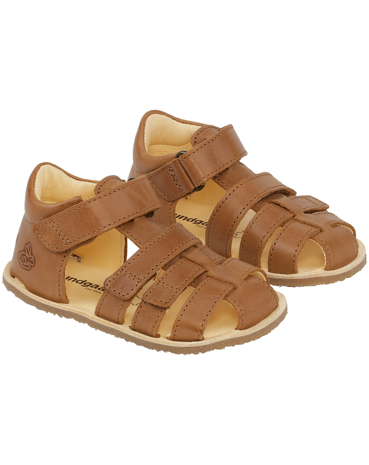 Klettsandale SEBASTIAN mit Zehenschutz in tan