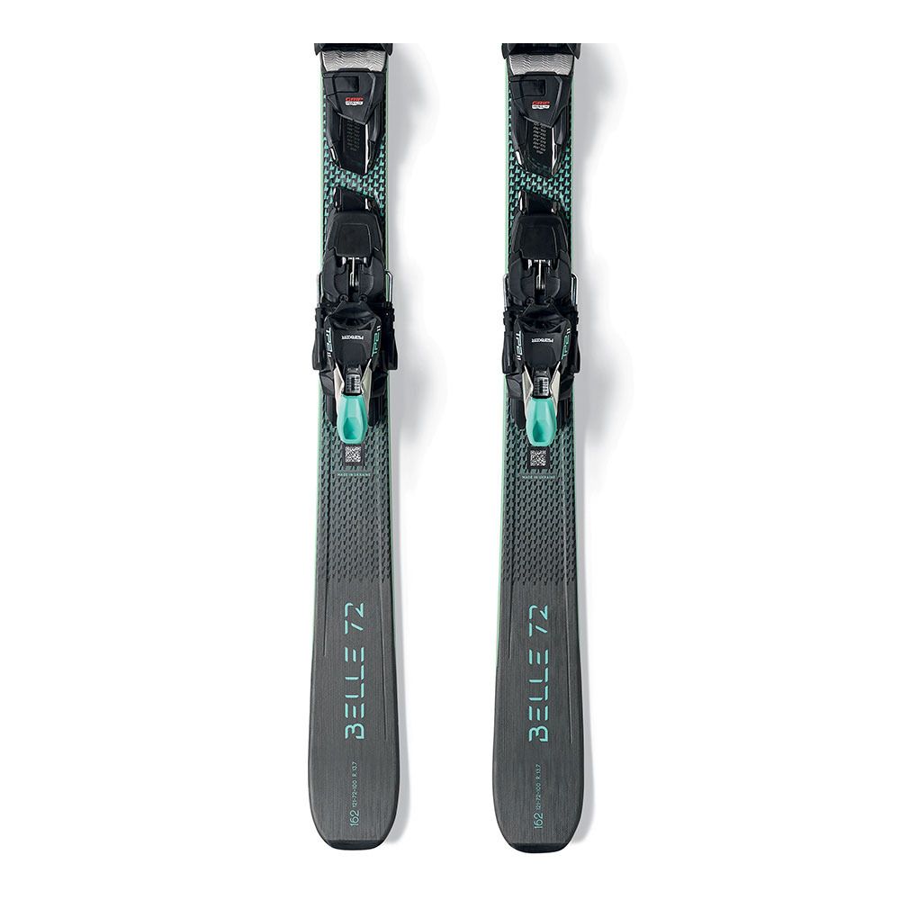 Nordica BELLE DC 72 - Skis all mountain + Fixatons TP2 LIGHT 11 FDT90 black/teal Femme black/teal/tbd