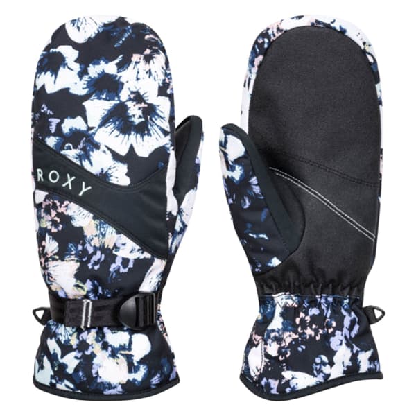 Moufle ski ROXY JETTY MITT TRUE BLACK BLACK FLOWERS