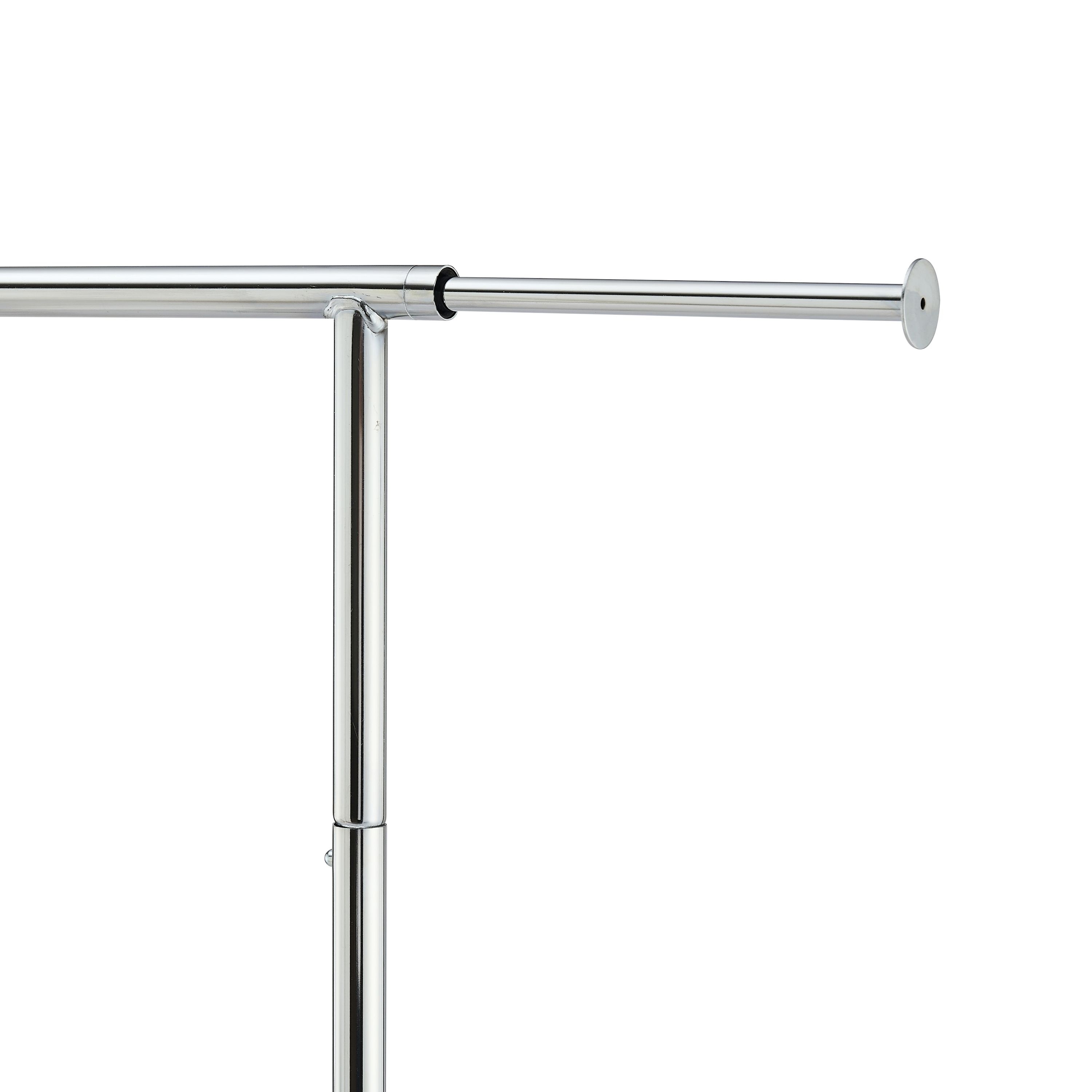 Kleiderständer 1 Stange bis 100 kg silber