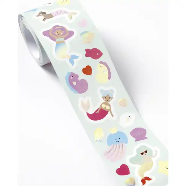 Stickerrollen, 4 Sets, 4 Vers sortiert