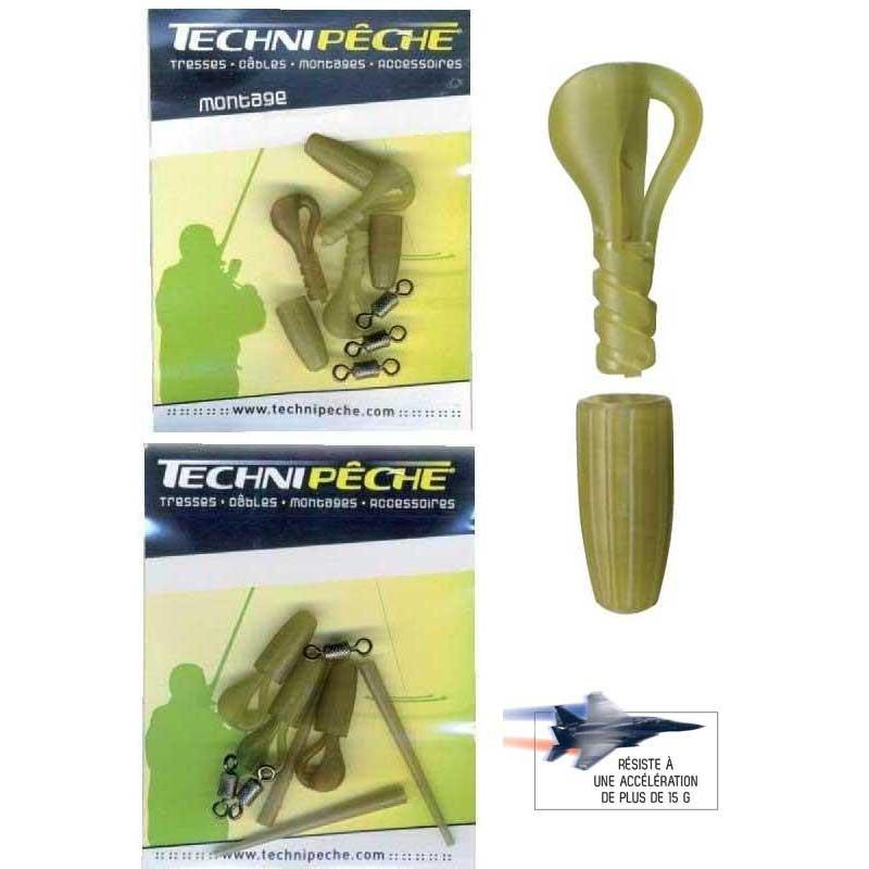 Clip Plomb Rapid Clips Packaging Decouverte Technipêche - Par 3