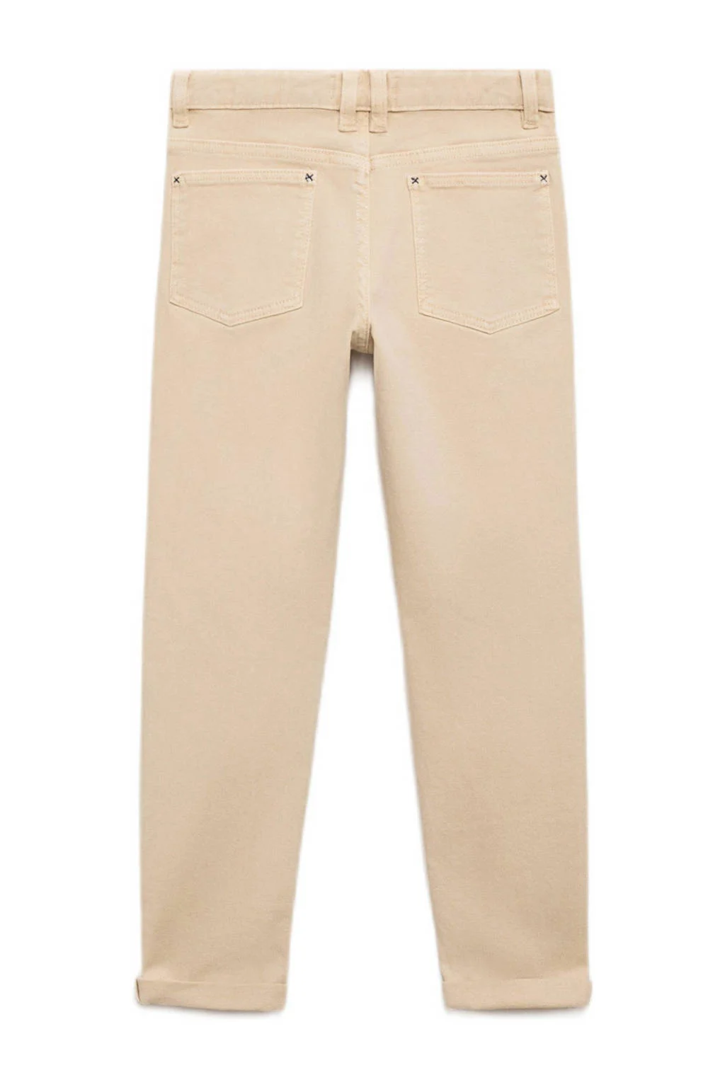 Mango Kids regular casual broek beige