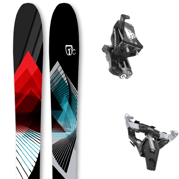 Pack ski de randonnée ICELANTIC PIONEER 96 + Fix