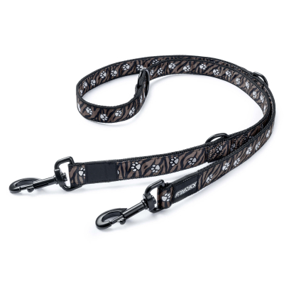Freezack Alba reflektierend brown paw Leine 180cm / 12mm