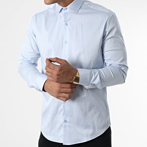 Chemise Manches Longues Y3642 Bleu Ciel
