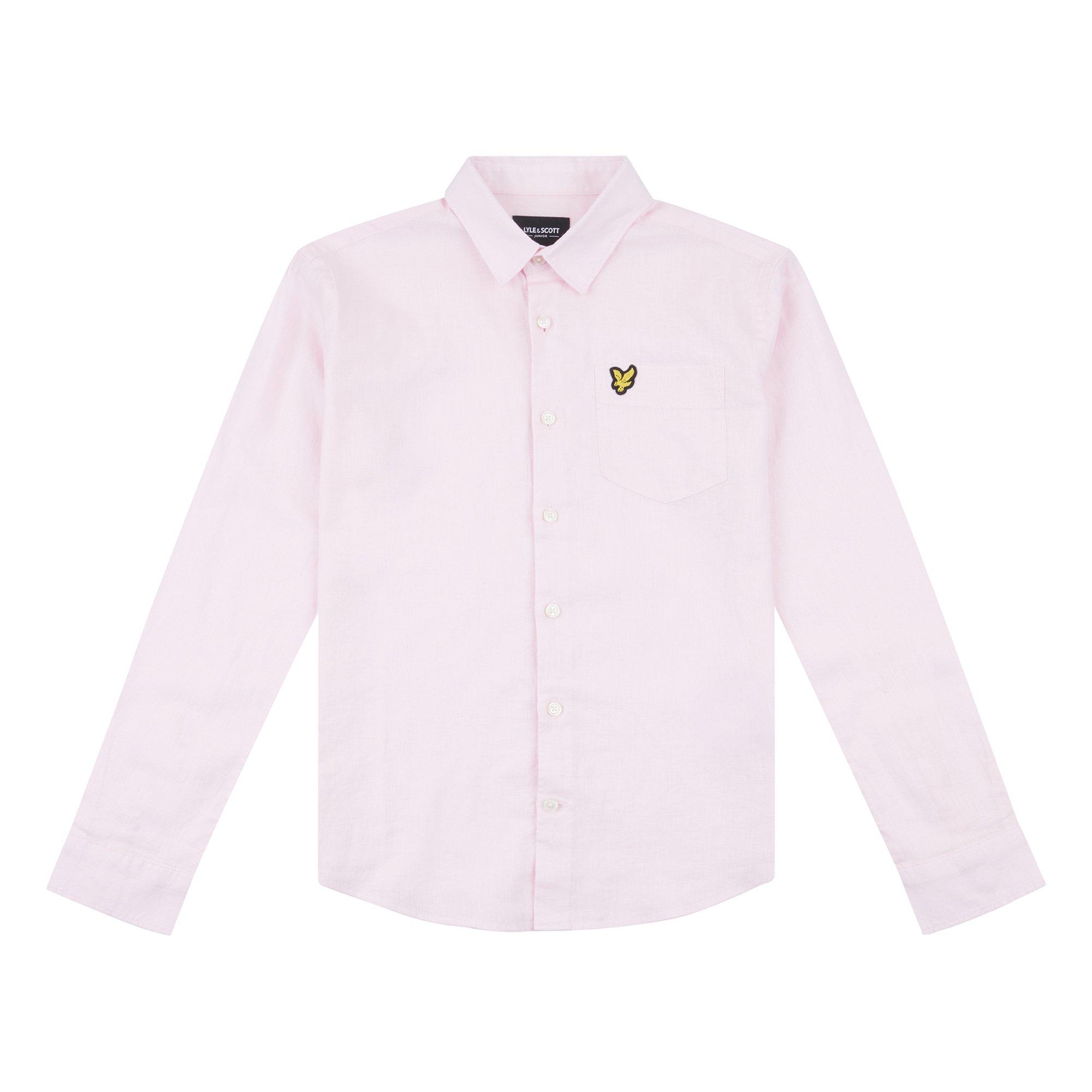 Lyle and Scott Linen Long Sleeve Shirt Juniors