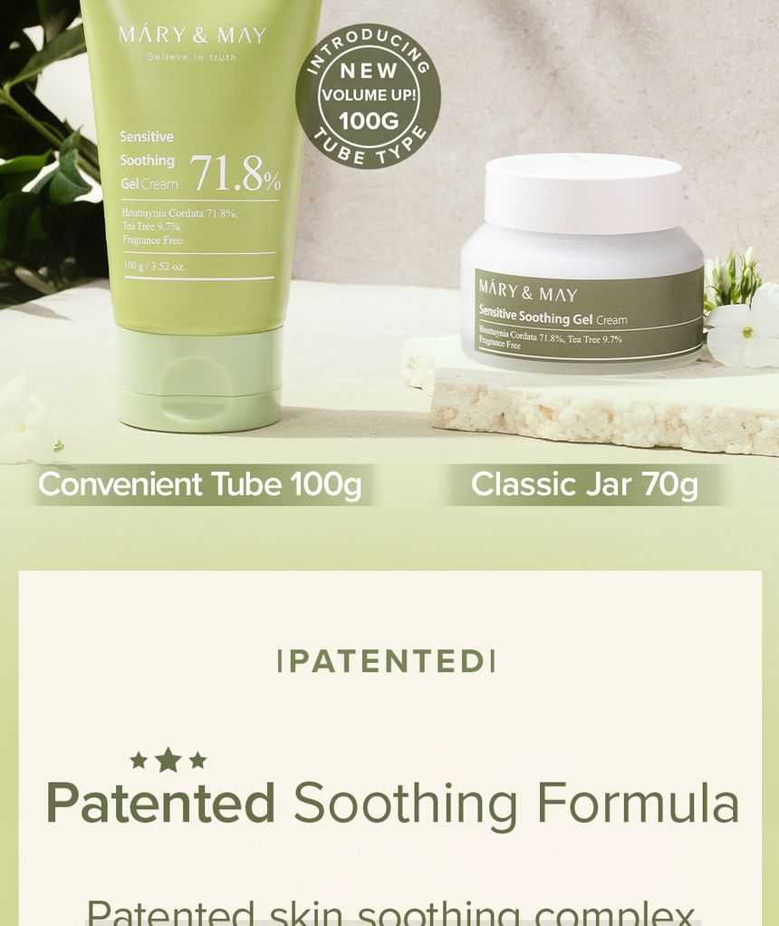 Mary&May - Verzachtende Gelcrème + Idebenone Bramencrème Duoset