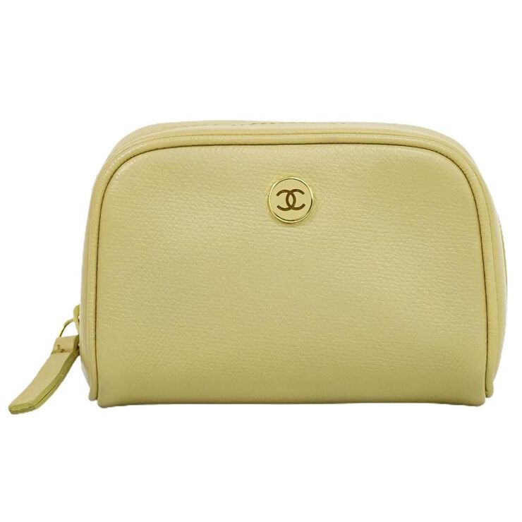 Chanel Vintage Chanel Pouch Beige