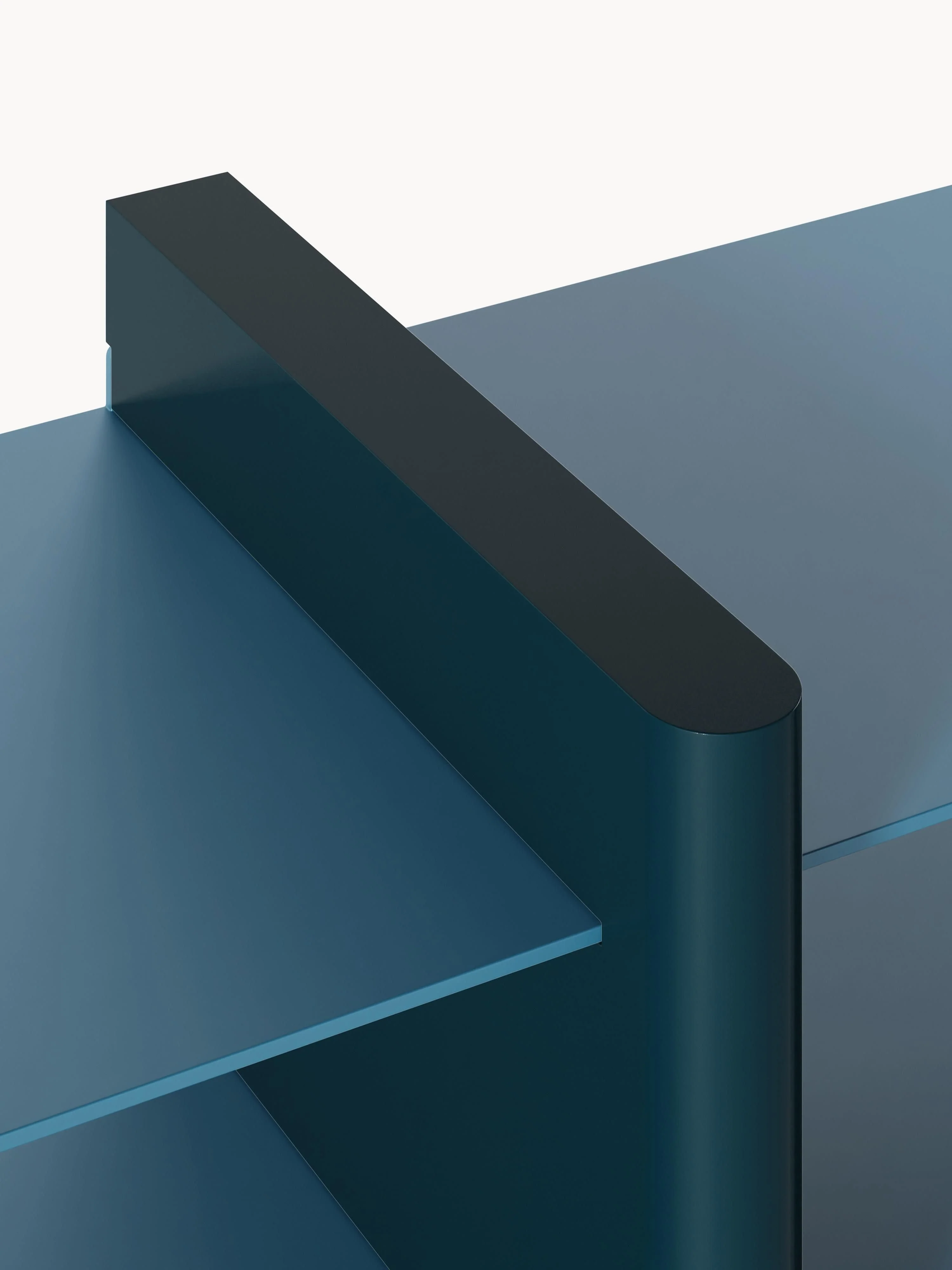 Wandtafel Rami met metalen elementen