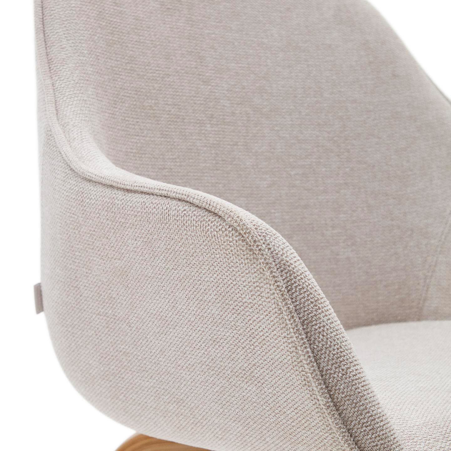 Kave Home ALELI Esche massiv/beige