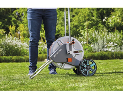 GARDENA CleverRoll L Easy metalen slanghaspel (slang niet inbegrepen)