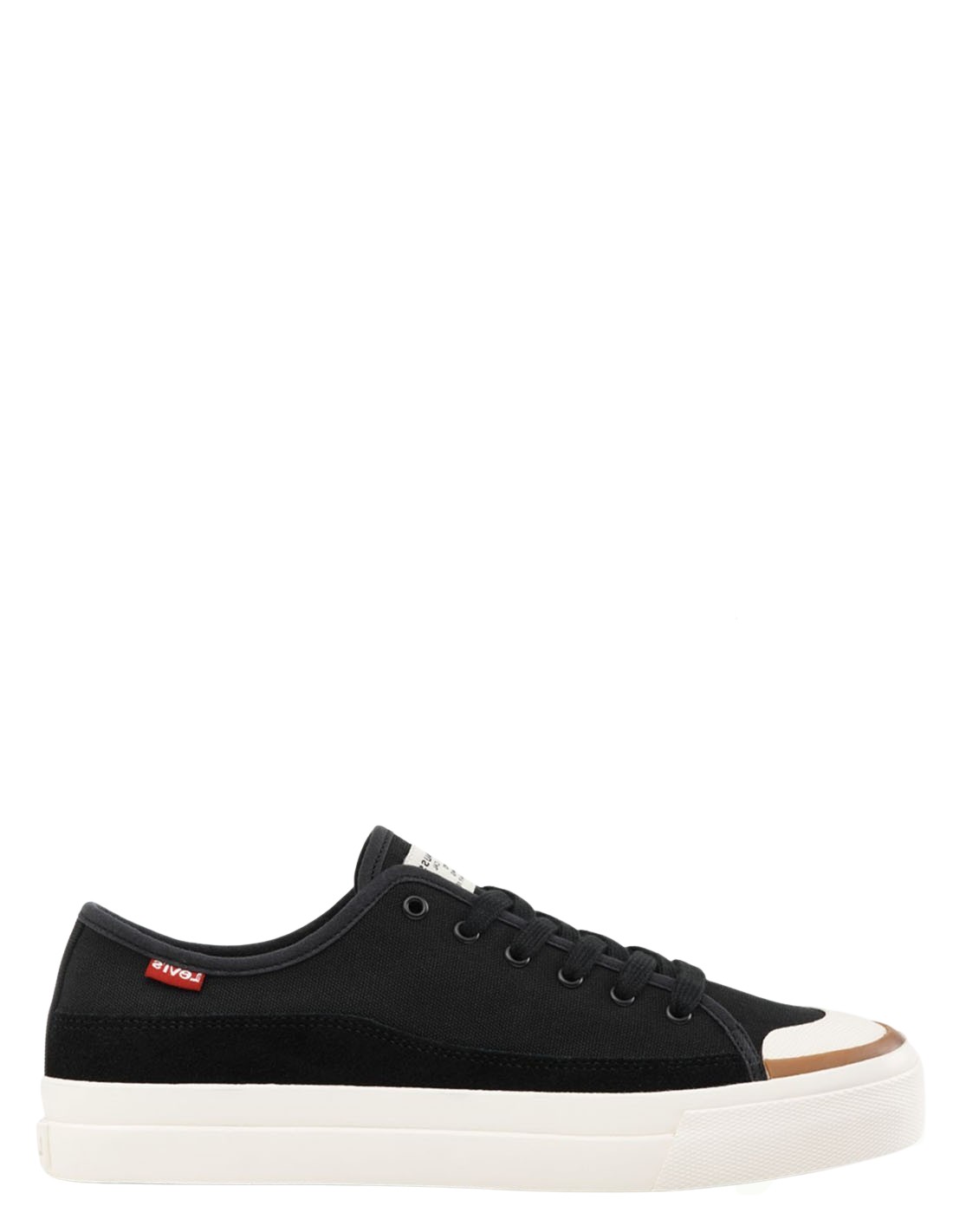levi's baskets de ville homme square low noir/blanc