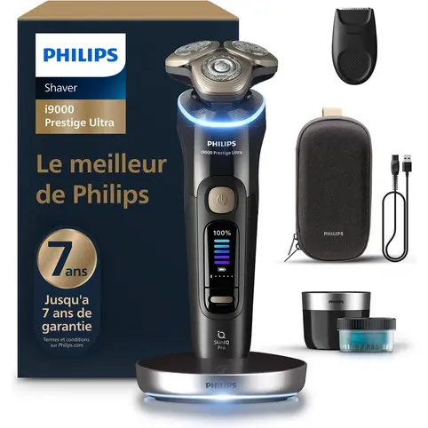 Rasoir électrique Philips XP9400/31 Serie i9000 prestige 100 % étanche avec Skin IQ