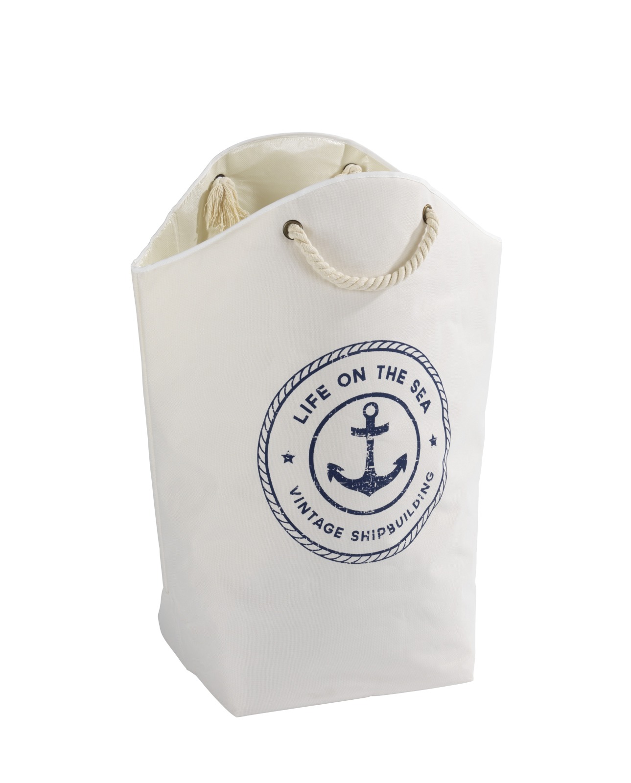 WENKO Wäschesammler SYLT - faltbar - 58 Liter