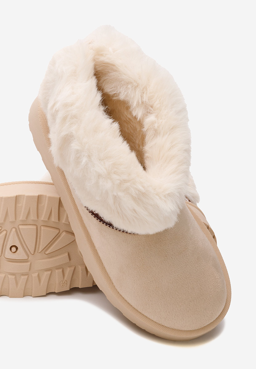 Bottes pour filles beige Gloop