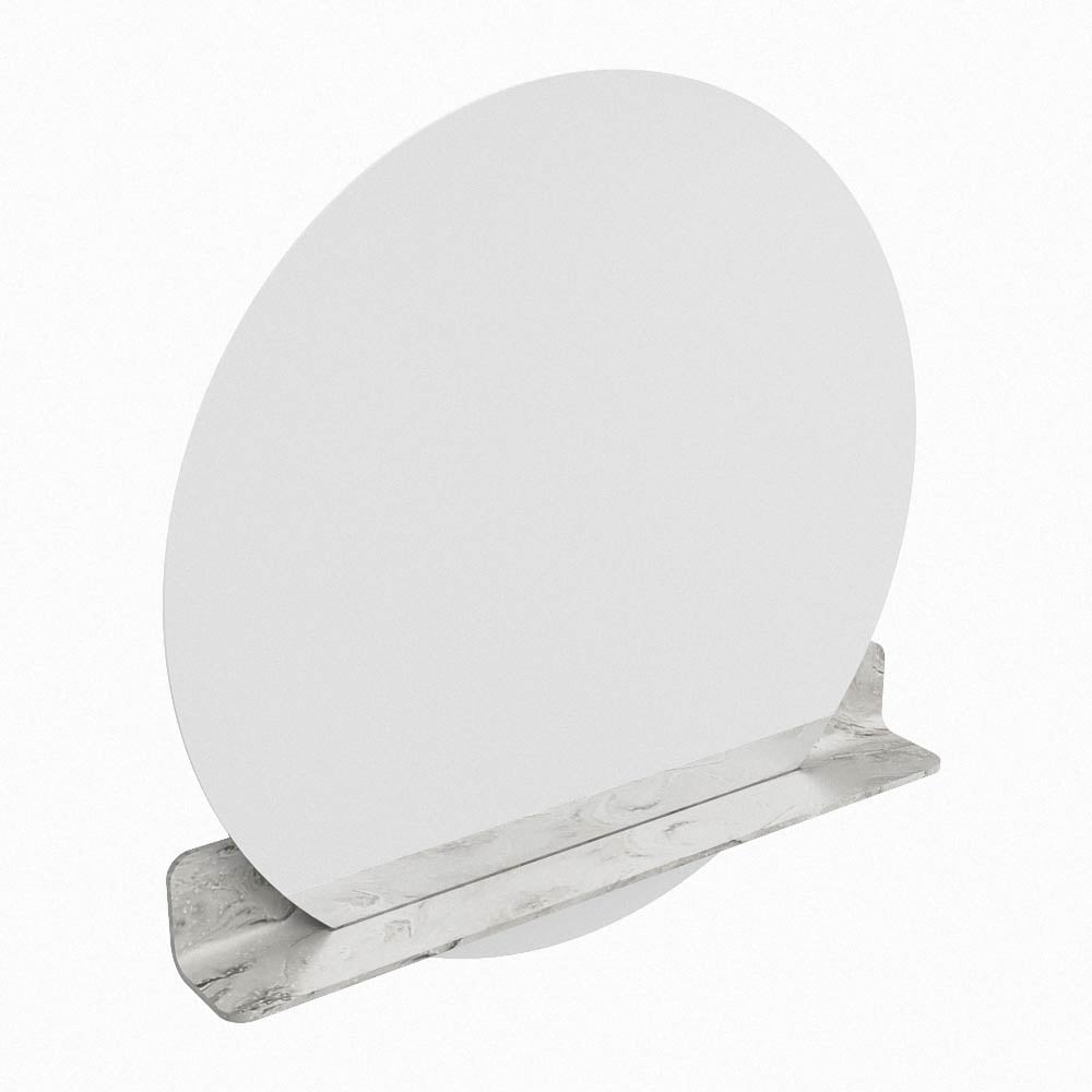 Mondiaz Spot spiegel rond Ø90cm met planchet glace