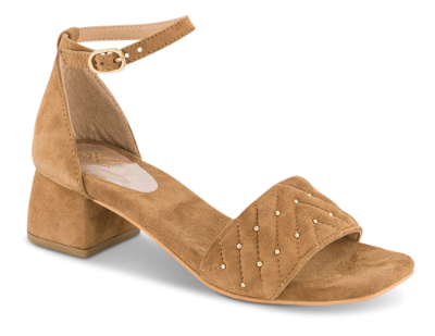 B&CO Damesandal med hæl Brun 4213102232