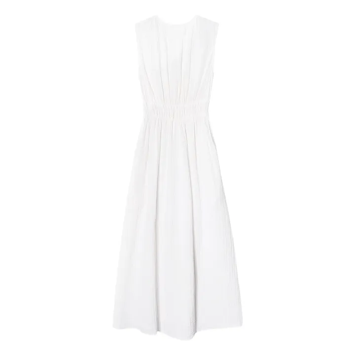 Xirena Robe Arwen Gaze de Coton | Blanc