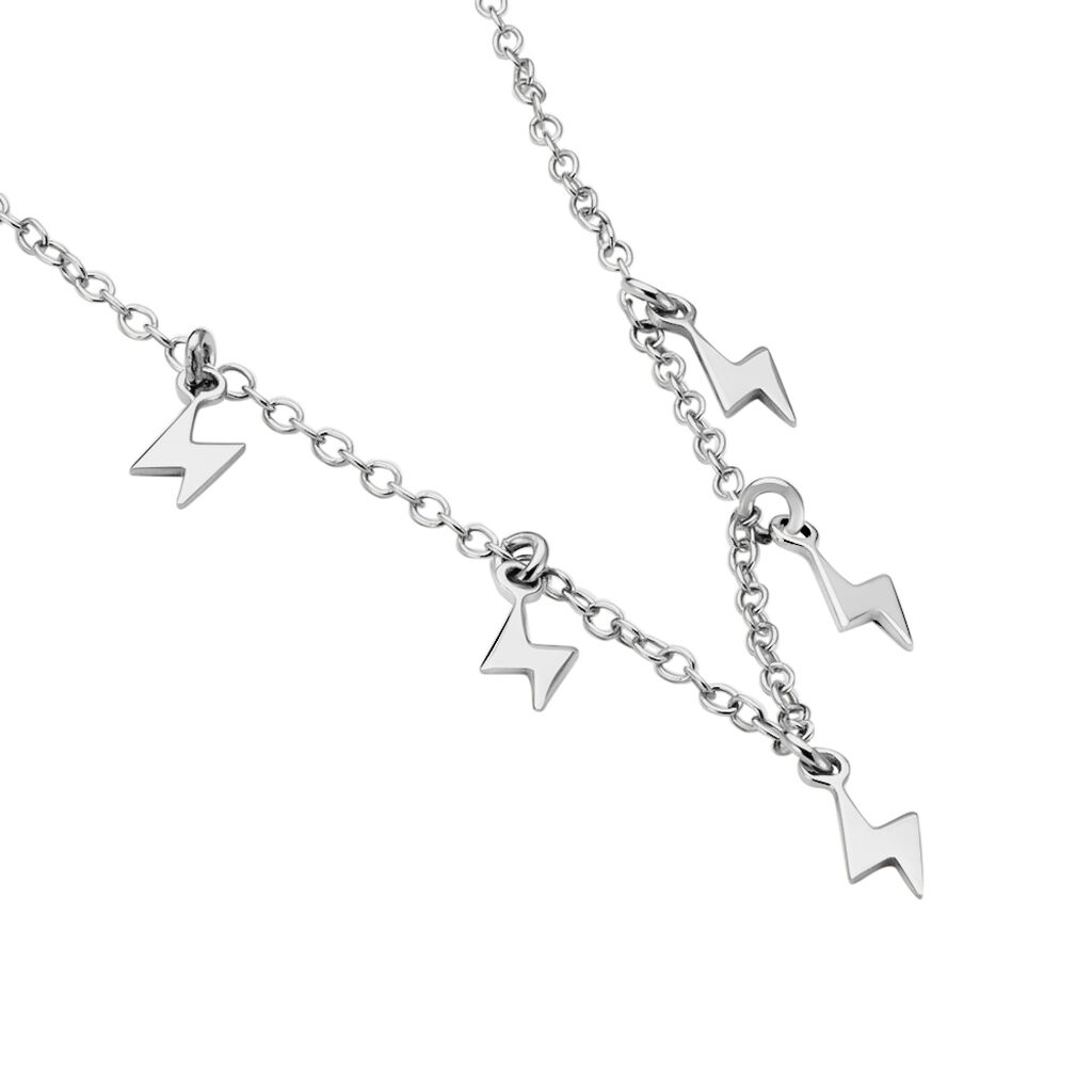 Collier Electra Argent Blanc
