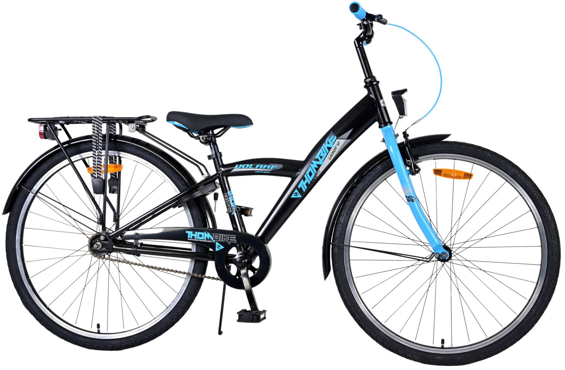 Kinderfahrrad Thombike für Jungen 26 Zoll Kinderrad in Schwarz Blau