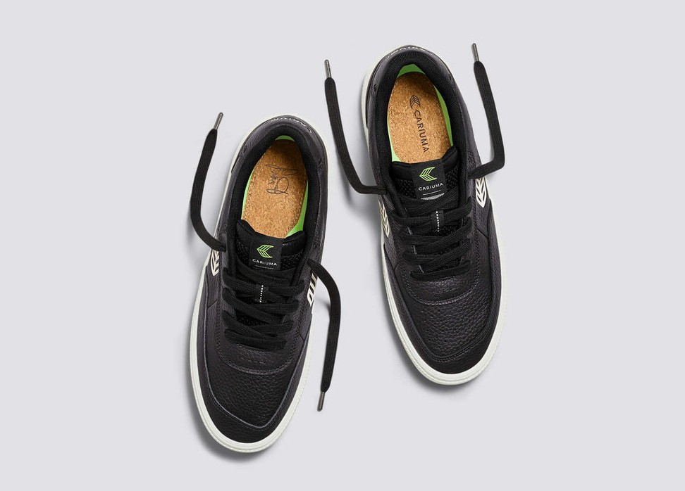 Cariuma Luan Pro Black Premium Leather Ivory 6.5 US / 39 EU
