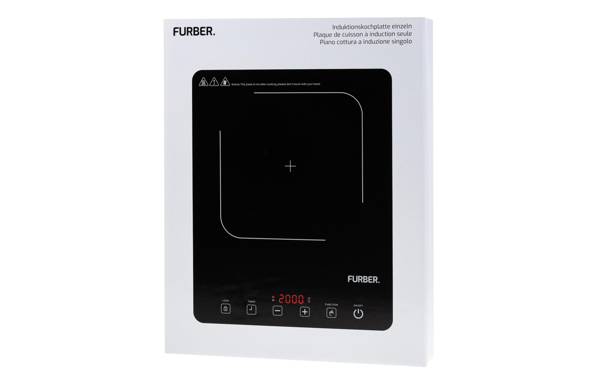 FURBER Einzel-Induktionskochplatte »Calore 2000 W«