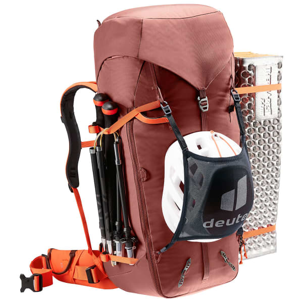 Sac à dos alpinisme DEUTER GUIDE 44+8 REDWOOD-PAPAYA