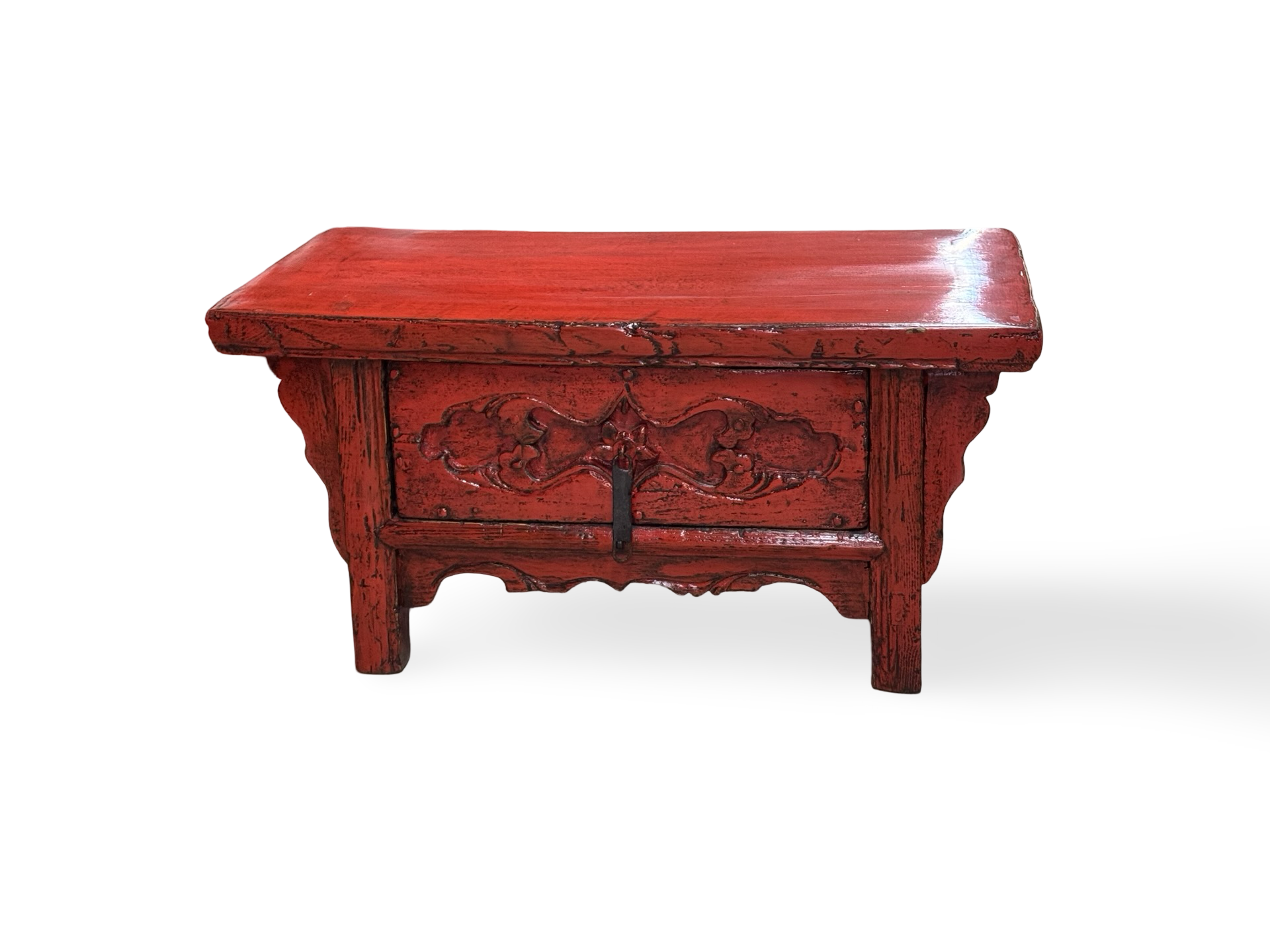 Spaanse tafel rood uniek lak Spaans tafel rood uniek lak