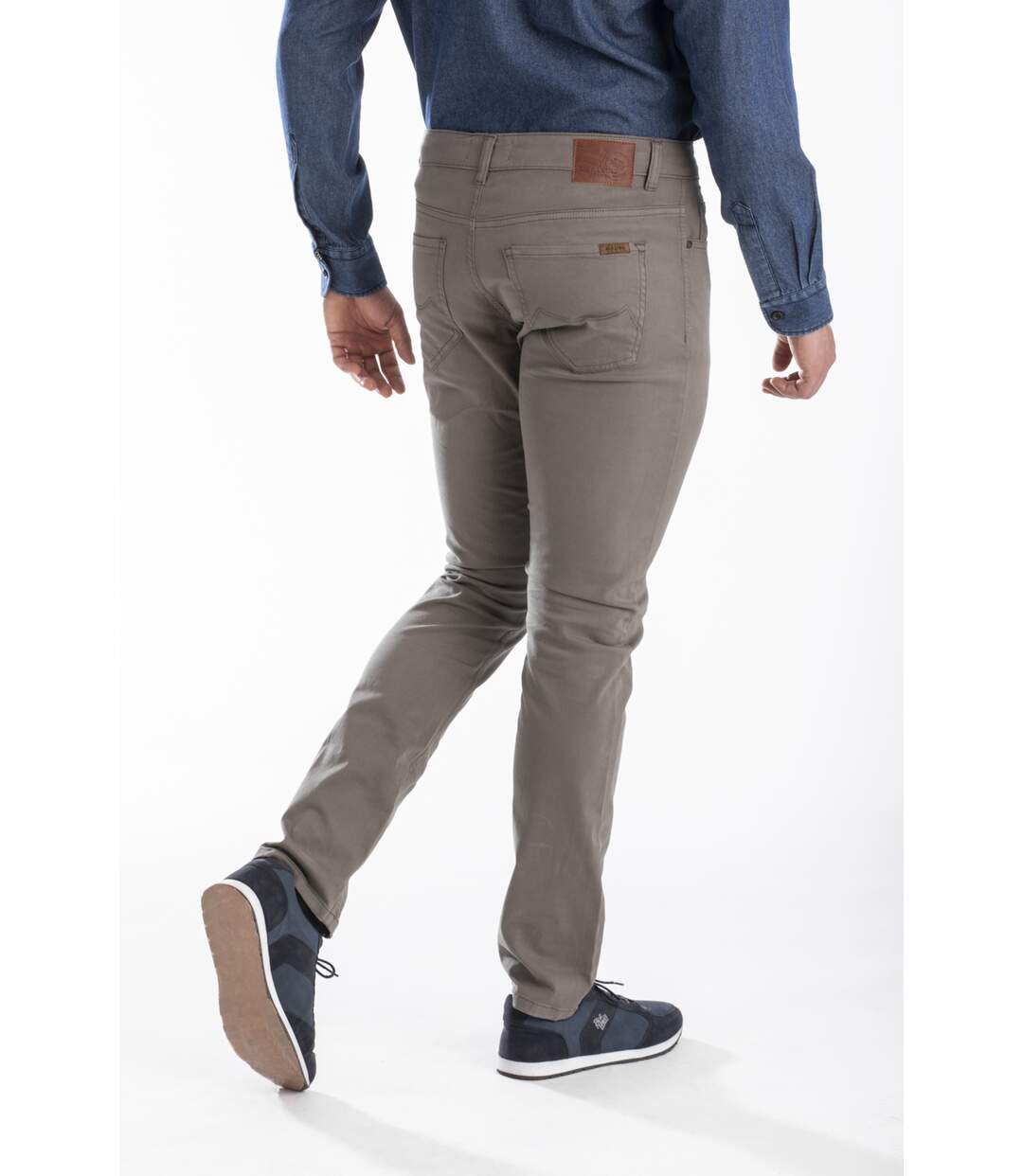 Jeans RL80 Fibreflex® couleur coupe droite ajustée PETER ROUGE