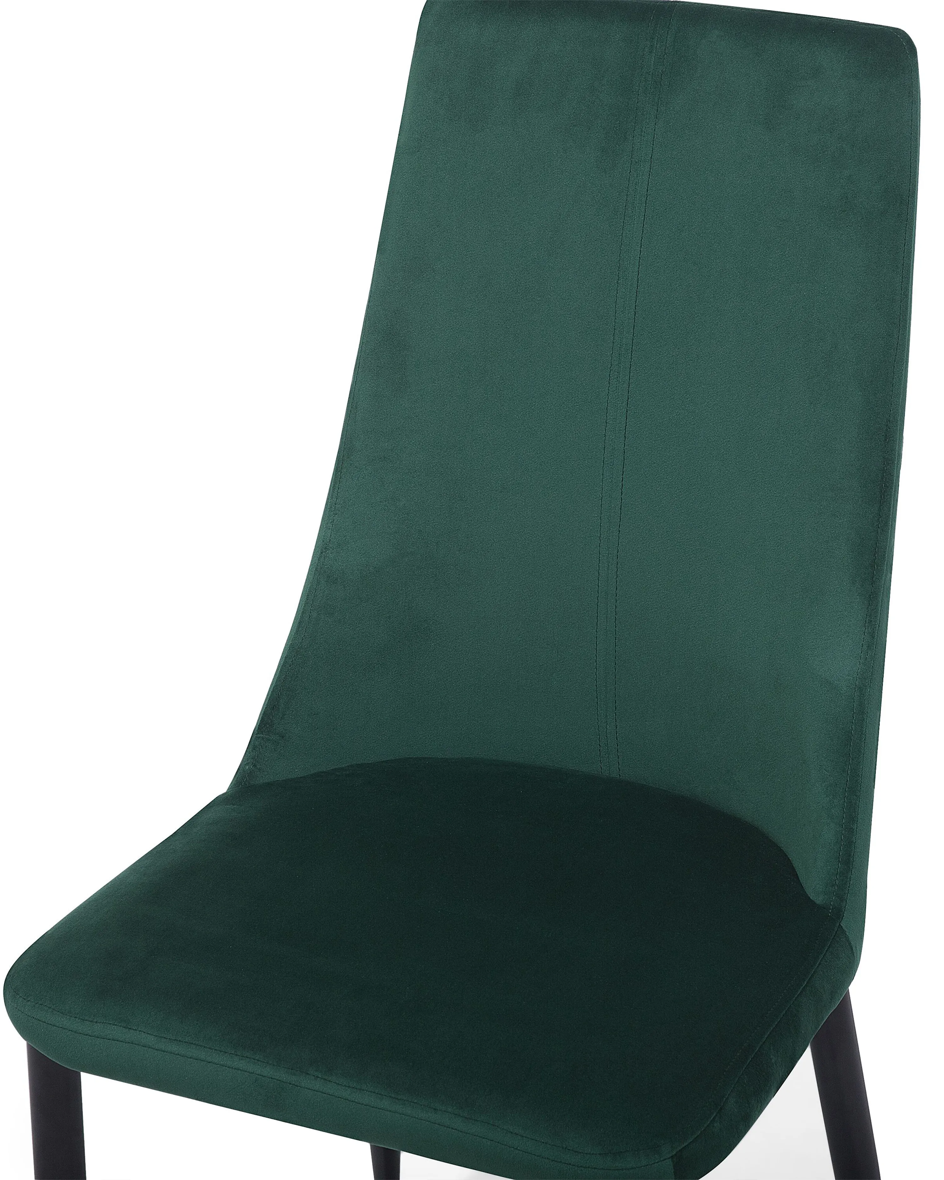 Set van 2 eetkamerstoelen CLAYTON Fluweel Smaragdgroen