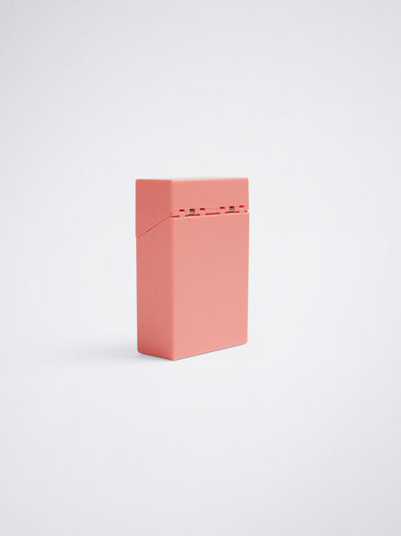 Porta-cigarros com estrela - Coral