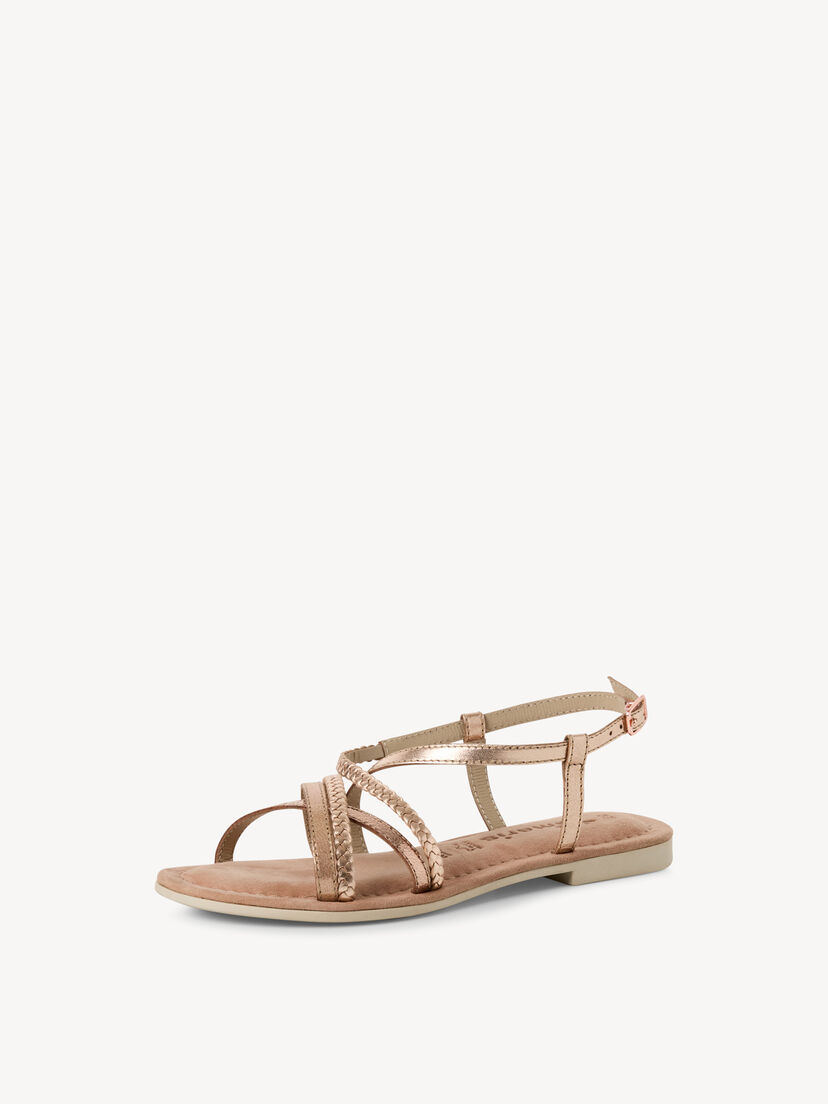 Leren Sandaal - metallic