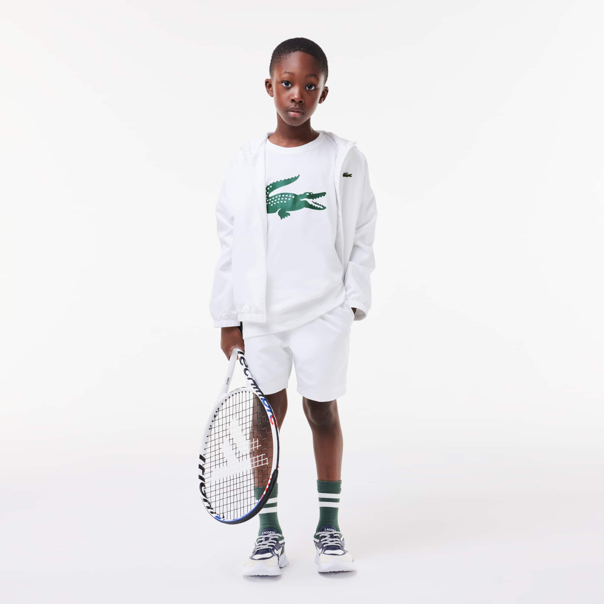 T-shirt enfant Tennis Lacoste SPORT crocodile oversize T-Shirts & Chemises - Blanc - Lacoste - Garçon