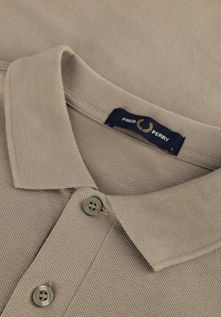 FRED PERRY olijf fred perry polo the long sleeve fred perry shirt